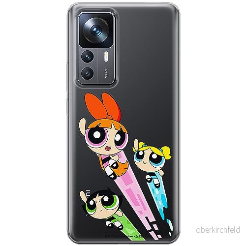 ERT GROUP mobiltelefonfodral för Xiaomi 12T/ 12T pro/ K50 Ultra originalt och officiellt licensierat The Powerpuff Girls mönster 032, gedeeltelijk transparant 5905511978051