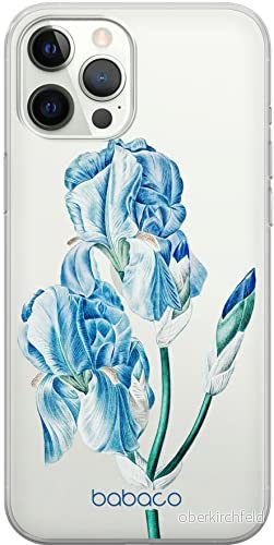 ERT GROUP mobiltelefonfodral för Iphone 12/12 PRO originalt och officiellt licensierat Babaco mönster Flowers 025 optimalt anpassad till formen på mobiltelefonen, gedeeltelijk transparant 5905131254283