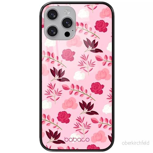 ERT GROUP mobiltelefonfodral för Apple Iphone 13 MINI originalt och officiellt licensierat Babaco mönster Flowers 020 tillverkad av härdat glas, skyddsfodral 5904805875557
