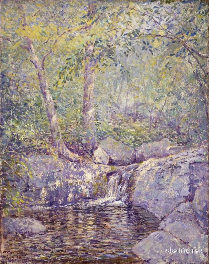 Målning La Cascade - Addison Thomas Millar | Konsttryck - Bild 2