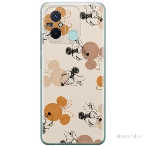 ERT GROUP mobiltelefonfodral för Xiaomi REDMI 12C/ 11A originalt och officiellt licensierat Disney mönster Minnie 075 anpassad till formen på mobiltelefonen, fodral tillverkad av TPU plast 5905795027254