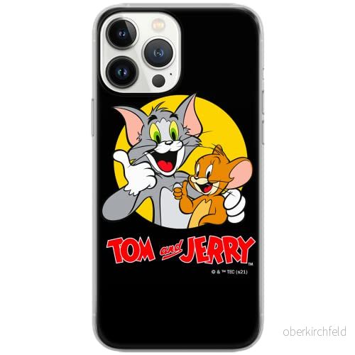 ERT GROUP mobiltelefonfodral för Apple Iphone 11 originalt och officiellt licensierat Tom and Jerry mönster 013 Vit optimalt anpassad till formen på mobiltelefonen, fodral tillverkad av TPU plast 5904805273162