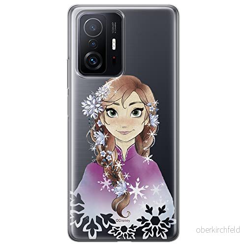 ERT GROUP mobiltelefonfodral för Xiaomi 11T 5G / PRO originalt och officiellt licensierat Disney mönster Anna 001 optimalt anpassad till formen på mobiltelefonen, gedeeltelijk transparant 5904805551840
