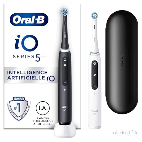 Oral-B iO 5 Eltandborste Svart och Vit 4210201414841