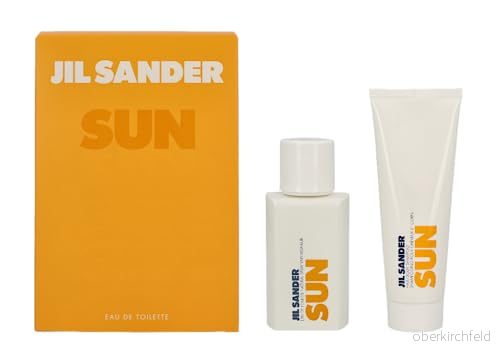 Perfums Ayats Jil Sander Sun Woman Set (Et 75 Vp + Sho, Revitaliserande Effekt, För Särskilda Stunder, Med Mild Formula 3616303806118