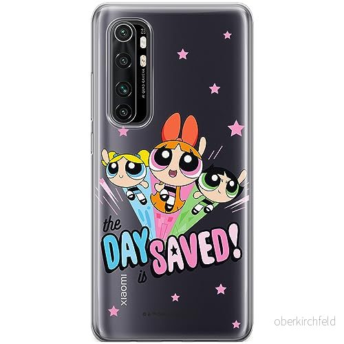ERT GROUP mobiltelefonfodral för Xiaomi MI NOTE 10 Lite originalt och officiellt licensierat The Powerpuff Girls mönster 031, gedeeltelijk transparant 5905511976170