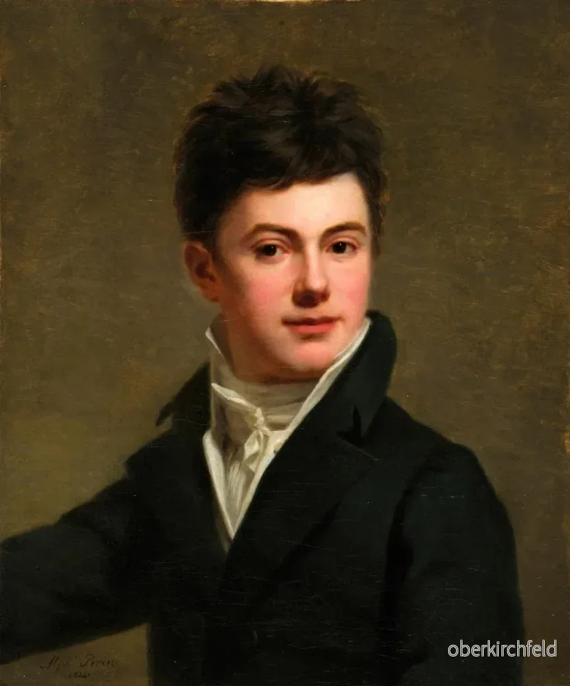 Målning Självporträtt - Alphonse-Henri Perin | Konsttryck - Bild 2