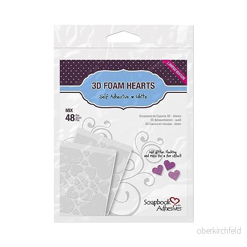 3D Foam Hearts 93616012086