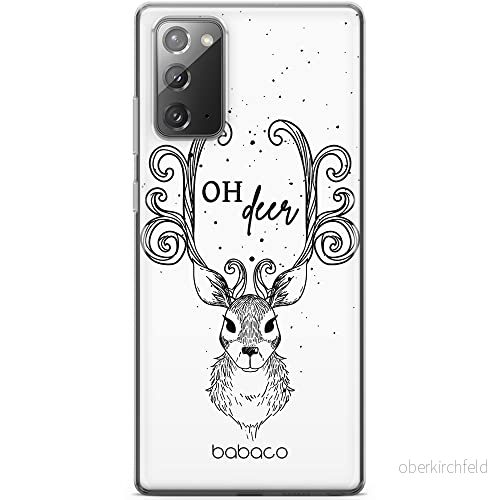 ERT GROUP mobiltelefonfodral för Samsung GALAXY NOTE 20 originalt och officiellt licensierat Babaco mönster Winter 002 optimalt anpassad till formen på mobiltelefonen, fodral tillverkad av TPU plast 5903040452714