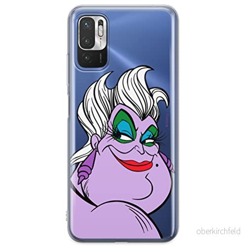 ERT GROUP mobiel telefoonhoesje voor Xiaomi REDMI NOTE 10 5G / POCO M3 PRO origineel en officieel erkend Disney patroon Ursula 001 aangepast aan de vorm van mobiele telefoon, gedeeltelijk bedrukt 5904805608940