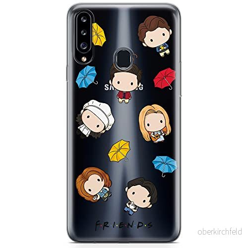 ERT GROUP mobiltelefonfodral för Samsung A20S originalt och officiellt licensierat Friends mönster 013 optimalt anpassad till formen på mobiltelefonen, gedeeltelijk transparant 5904805438486