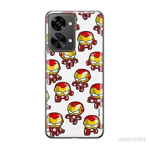 ERT GROUP mobiltelefonfodral för Oneplus NORD 2T 5G originalt och officiellt licensierat Marvel mönster Iron Man 031 optimalt anpassad till formen på mobiltelefonen, fodral tillverkad av TPU plast 5905511272463
