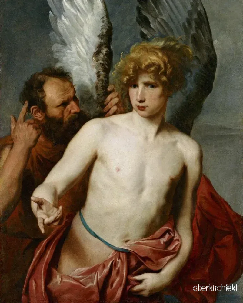 Målning Dédale och Ikaros - Antoine van Dyck | Konsttryck - Bild 2