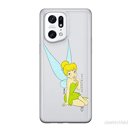 ERT GROUP mobiltelefonfodral för Oppo FIND X5 PRO originalt och officiellt licensierat Disney mönster Tinker Bell 005 optimalt anpassad till formen på mobiltelefonen, gedeeltelijk transparant 5905511411077