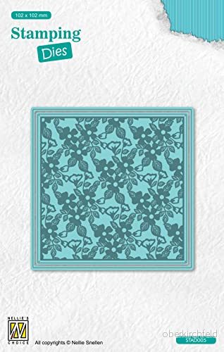 Nellie's Choice Stamping Die Stansmall och Prägling Blommor Cutting Skärschablon på 10,2 x cm för Korttillverkning, Pyssel, Scrapbooking, Hantverk Lämplig Stansmaskiner 8720512092080
