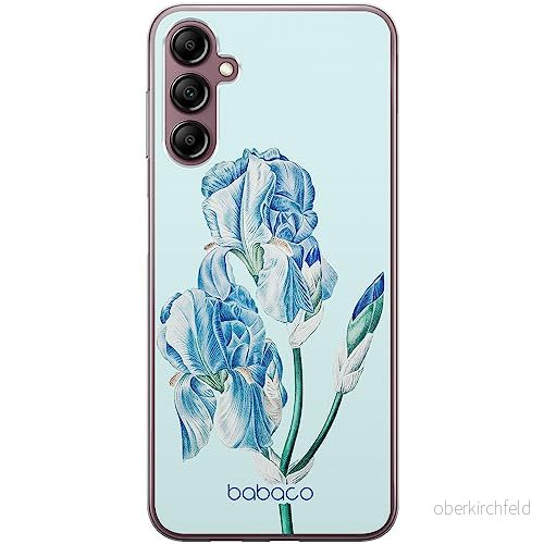 ERT GROUP mobiltelefonfodral för Samsung A14 4G/5G originalt och officiellt licensierat Babaco mönster Flowers 025 optimalt anpassad till formen på mobiltelefonen, fodral tillverkad av TPU plast 5905511828882