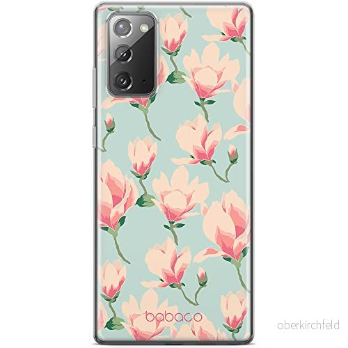 ERT GROUP mobiltelefonfodral för Samsung GALAXY NOTE 20 originalt och officiellt licensierat Babaco mönster Flowers 016 optimalt anpassad till formen på mobiltelefonen, fodral tillverkad av TPU plast 5903932623413