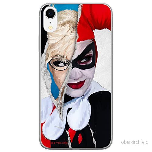 ERT GROUP mobiltelefonfodral för Iphone XR originalt och officiellt licensierat DC mönster Harley Quinn 007 optimalt anpassad till formen på mobiltelefonen, fodral tillverkad av TPU plast 5905131564818