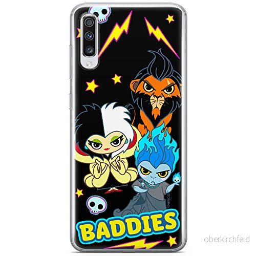 ERT GROUP mobiltelefonfodral för Samsung A70 originalt och officiellt licensierat Disney mönster Villains 004 optimalt anpassad till formen på mobiltelefonen, fodral tillverkad av TPU plast 5905131378828
