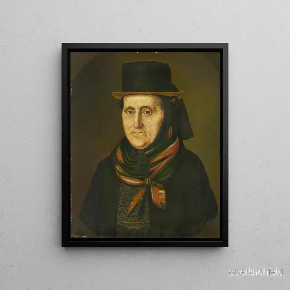 Målning Portrait of Agatha Duffner née Dorer 1766-1842 - Adolf Duffner | Konsttryck