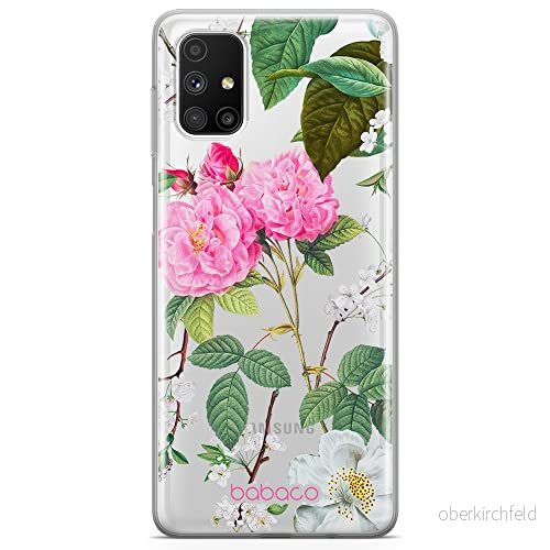 ERT GROUP mobiltelefonfodral för Samsung M51 originalt och officiellt licensierat Babaco mönster Flowers 037 optimalt anpassad till formen på mobiltelefonen, gedeeltelijk transparant 5905131298737