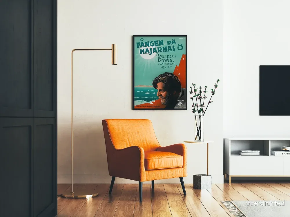 Vintageposter av Prisoner of Shark Island - Filmväggdekoration - Bild 2