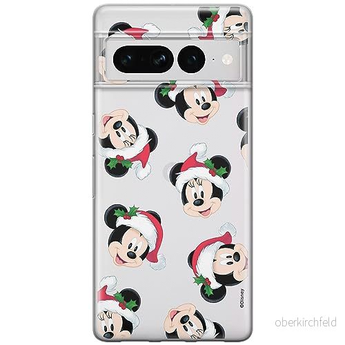 ERT GROUP mobiltelefonfodral för Google PIXEL 7 PRO originalt och officiellt licensierat Disney mönster Mickey & Minnie 016 optimalt anpassad till formen på mobiltelefonen, gedeeltelijk transparant 5905795162672
