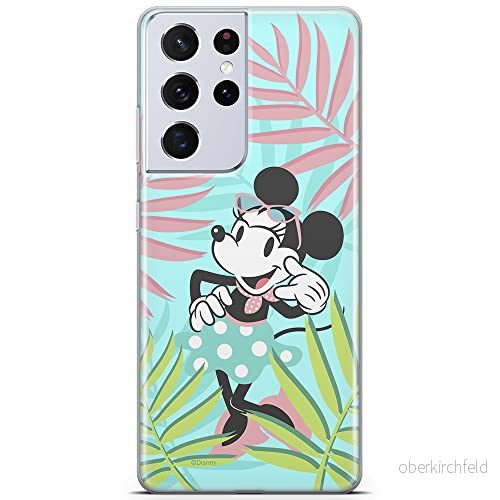 ERT GROUP mobiltelefonfodral för Samsung S21 ULTRA originalt och officiellt licensierat Disney mönster Minnie 040 optimalt anpassad till formen på mobiltelefonen, fodral tillverkad av TPU plast 5903932394542