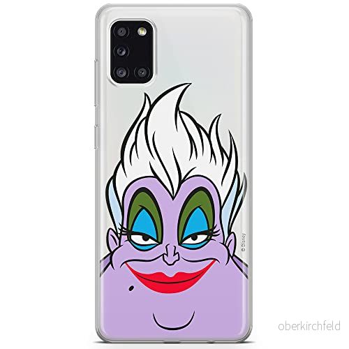 ERT GROUP mobiltelefonfodral för Samsung A31 originalt och officiellt licensierat Disney mönster Ursula 002 optimalt anpassad till formen på mobiltelefonen, fodral tillverkad av TPU plast 5903040214015