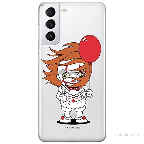 ERT GROUP mobiltelefonfodral för Samsung S21 PLUS originalt och officiellt licensierat Horror mönster It 005 optimalt anpassad till formen på mobiltelefonen, gedeeltelijk transparant 5905131955890