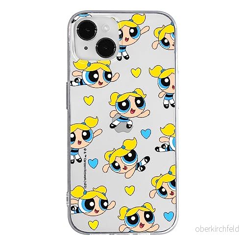 ERT GROUP mobiltelefonfodral för Iphone 14 originalt och officiellt licensierat The Powerpuff Girls mönster 008 anpassad till formen på mobiltelefonen, gedeeltelijk transparant 5905511958350