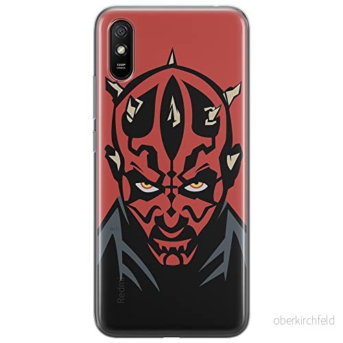 ERT GROUP mobiltelefonfodral för Xiaomi REDMI 9A originalt och officiellt licensierat Star Wars mönster Darth Maul 004 optimalt anpassad till formen på mobiltelefonen, fodral tillverkad av TPU plast 5903040369685