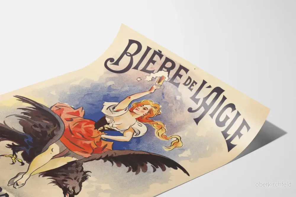 Vintageposter för Bière de l'Aigle Chopard frères - Bild 3