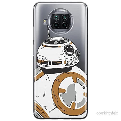 ERT GROUP mobiltelefonfodral för Xiaomi REDMI NOTE 9T originalt och officiellt licensierat Star Wars mönster BB 8 009 optimalt anpassad till formen på mobiltelefonen, gedeeltelijk transparant 5904805651113