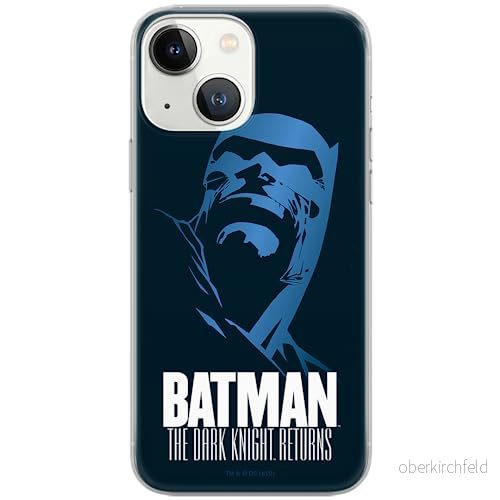 ERT GROUP mobiltelefonfodral för Iphone 13 originalt och officiellt licensierat DC mönster Batman 034 Vit optimalt anpassad till formen på mobiltelefonen, fodral tillverkad av TPU plast 5903932920307