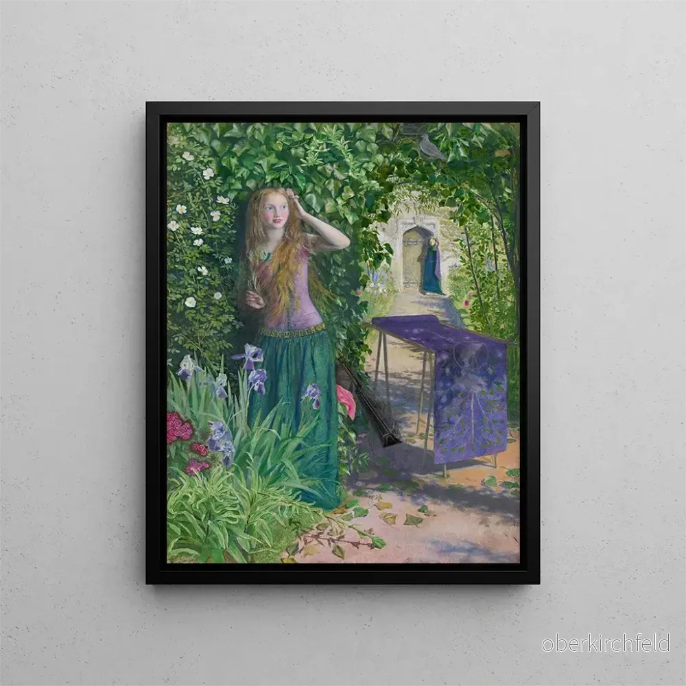 Målning Belle Rosamund - Arthur Hughes | Konsttryck