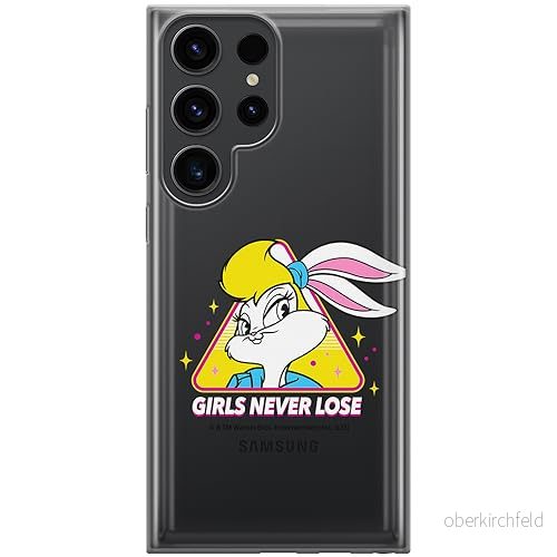 ERT GROUP mobiltelefonfodral för Samsung S23 ULTRA originalt och officiellt licensierat Looney Tunes mönster Lola 008 optimalt anpassad till formen på mobiltelefonen, gedeeltelijk transparant 5905795071530