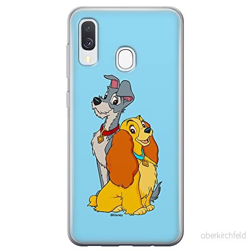 ERT GROUP mobiltelefonfodral för Samsung A40 originalt och officiellt licensierat Disney mönster Lady and the Tramp 003 optimalt anpassad till formen på mobiltelefonen, fodral tillverkad av TPU plast 5905131152305