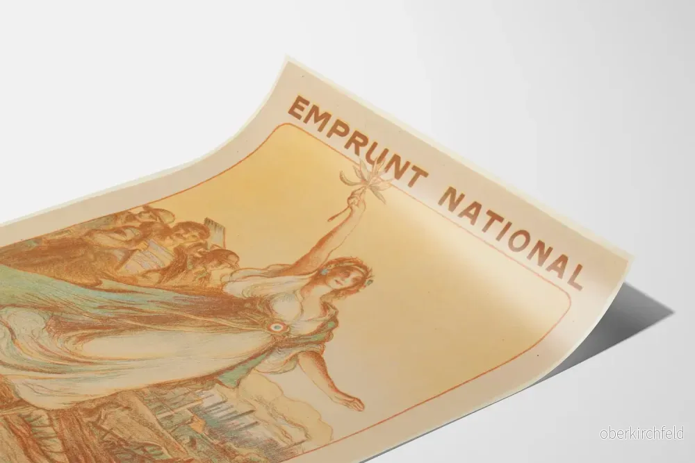 Vintageposter för Nationalutlåning Société Générale för väggdekoration - Bild 3