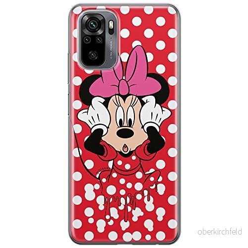 ERT GROUP mobiltelefonfodral för Xiaomi REDMI NOTE 10/ 10S originalt och officiellt licensierat Disney mönster Minnie 016 anpassad till formen på mobiltelefonen, fodral tillverkad av TPU plast 5903537182483