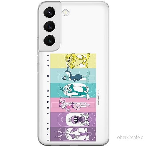 ERT GROUP mobiltelefonfodral för Samsung S22 originalt och officiellt licensierat Looney Tunes mönster 015 optimalt anpassad till formen på mobiltelefonen, fodral tillverkad av TPU plast 5905511996819