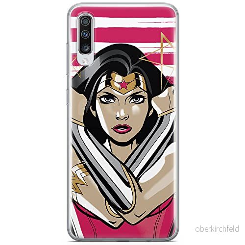 ERT GROUP mobiltelefonfodral för Samsung A70 originalt och officiellt licensierat DC mönster Wonder Woman 003 optimalt anpassad till formen på mobiltelefonen, fodral tillverkad av TPU plast 5902980473308