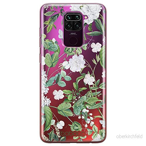 ERT GROUP mobiltelefonfodral för Xiaomi REDMI NOTE 9 originalt och officiellt licensierat Babaco mönster Flowers 034 optimalt anpassad till formen på mobiltelefonen, gedeeltelijk transparant 5905131292438