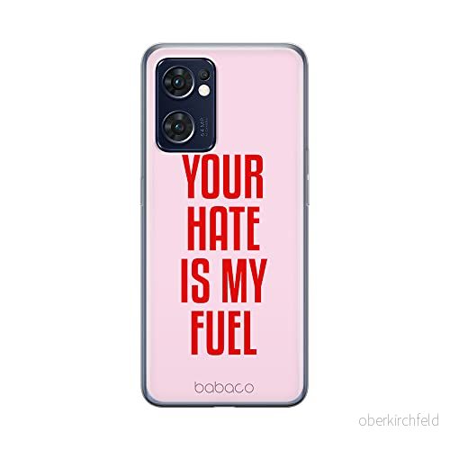 ERT GROUP mobiltelefonfodral för Oppo RENO 7 5G originalt och officiellt licensierat Babaco mönster My fuel 003 optimalt anpassad till formen på mobiltelefonen, fodral tillverkad av TPU plast 5905511312954
