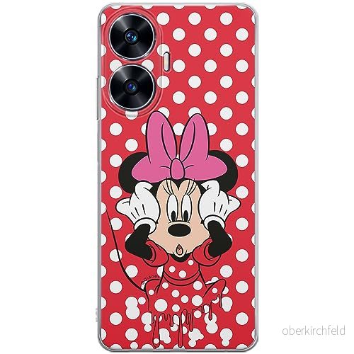 ERT GROUP mobiltelefonfodral för Realme C55 originalt och officiellt licensierat Disney mönster Minnie 016 optimalt anpassad till formen på mobiltelefonen, fodral tillverkad av TPU plast 5905511860653