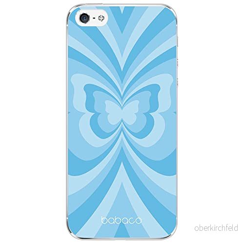 ERT GROUP mobiltelefonfodral för Iphone 5/5S/SE originalt och officiellt licensierat Babaco mönster Butterflies 001 optimalt anpassad till formen på mobiltelefonen, fodral tillverkad av TPU plast 5904805715808