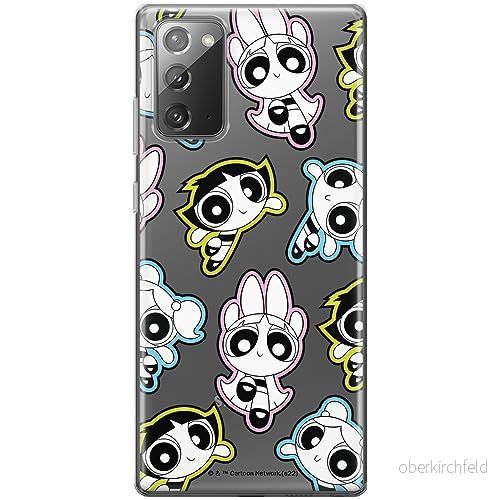 ERT GROUP mobiltelefonfodral för Samsung GALAXY NOTE 20 originalt och officiellt licensierat The Powerpuff Girls mönster 022, gedeeltelijk transparant 5905511968472