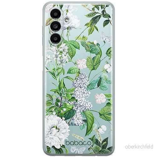 ERT GROUP mobiltelefonfodral för Samsung A13 5G/A04S originalt och officiellt licensierat Babaco mönster Flowers 038 optimalt anpassad till formen på mobiltelefonen, gedeeltelijk transparant 5905131302687