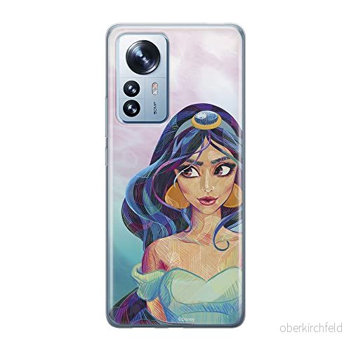 ERT GROUP mobiltelefonfodral för Xiaomi 12 PRO originalt och officiellt licensierat Disney mönster Jasmine 002 optimalt anpassad till formen på mobiltelefonen, fodral tillverkad av TPU plast 5905511517076