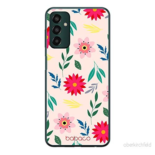 ERT GROUP mobiltelefonfodral för Samsung M13 4G originalt och officiellt licensierat Babaco mönster Flowers 010 optimalt anpassad till formen på mobiltelefonen, fodral tillverkad av TPU plast 5905511331504